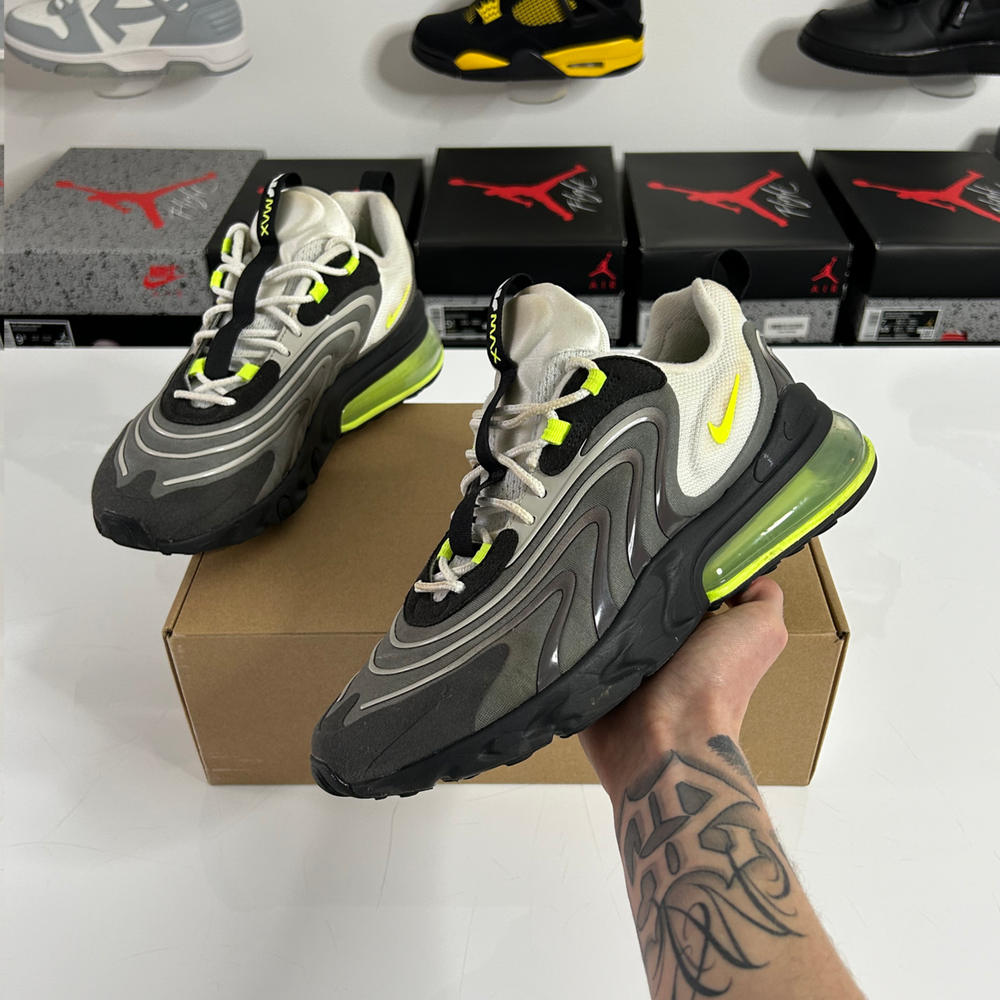 Nike Air Max 270 React Eng 'Neon' UK 8.5
