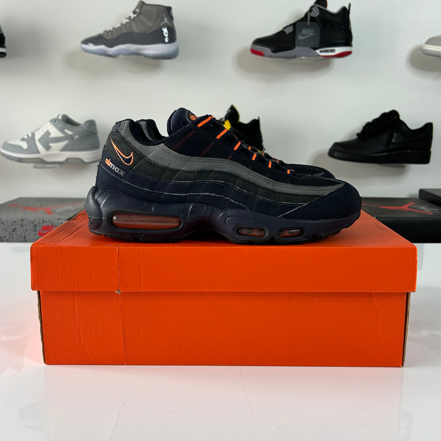 Nike Air Max 95 'Logo Navy Orange' UK 7