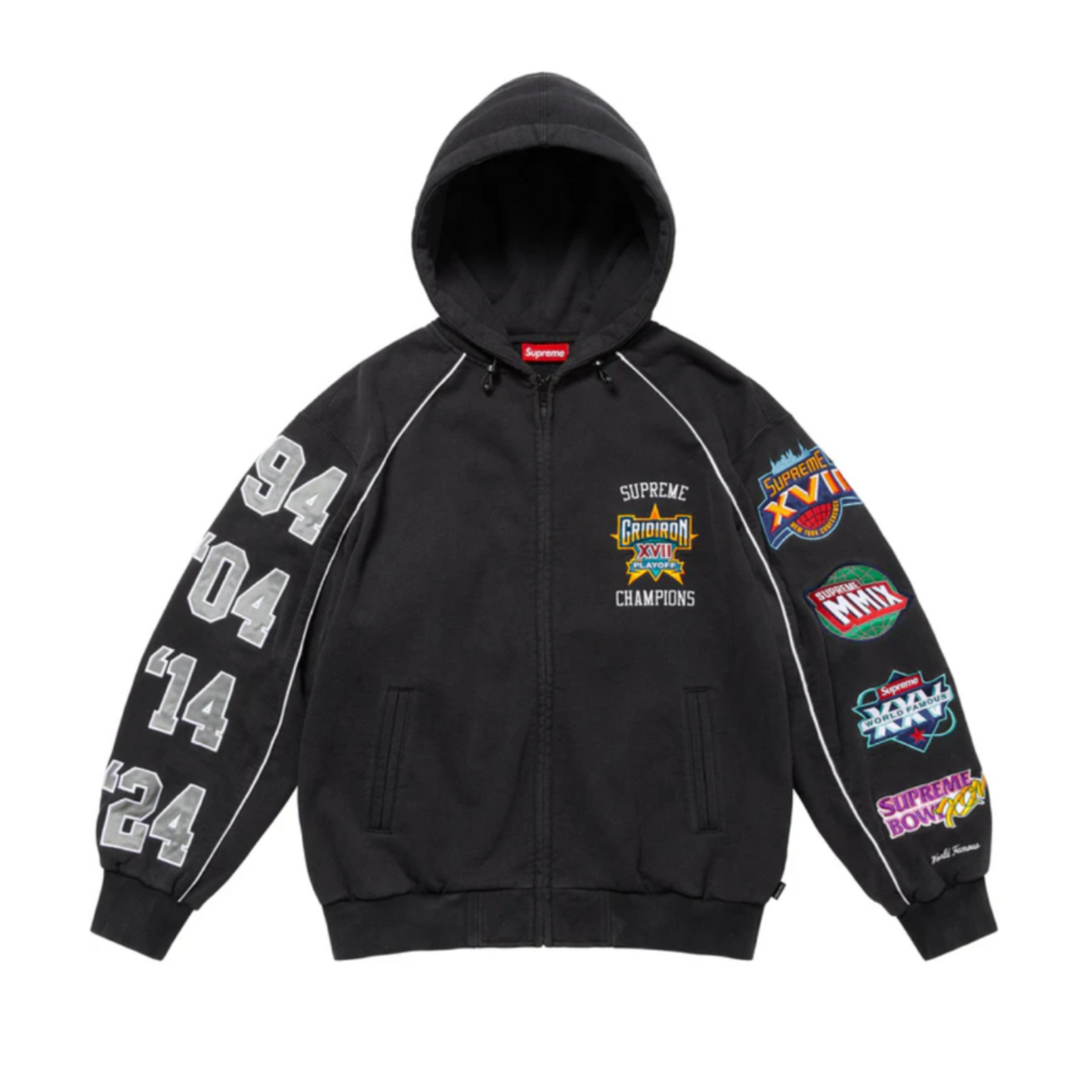 Supreme Playoffs Hoodie 'Black'
