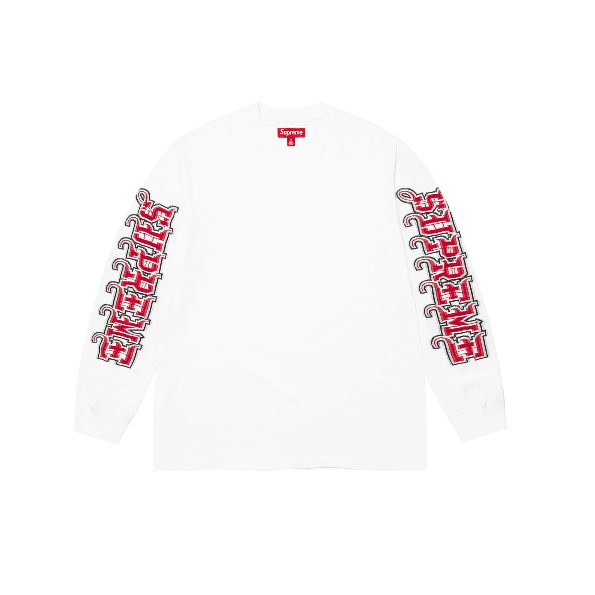 Supreme 'Intarsia' Long Sleeve Top White – 717bros