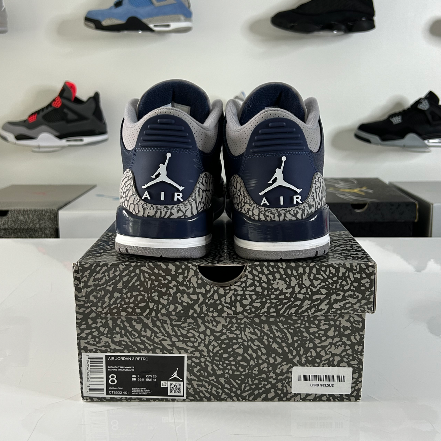 Air Jordan 3 Retro 'Georgetown' UK 7