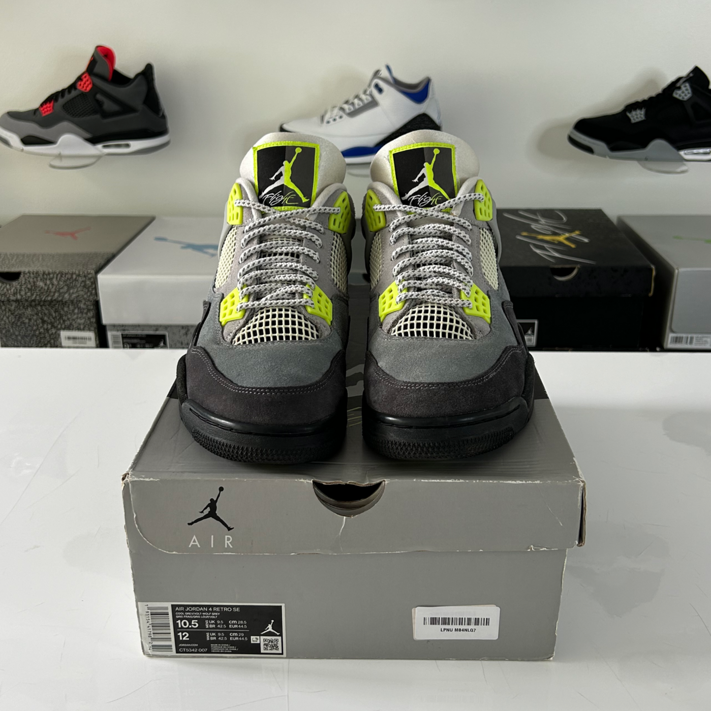 Air Jordan 4 Retro 'SE 95 Neon' UK 9.5