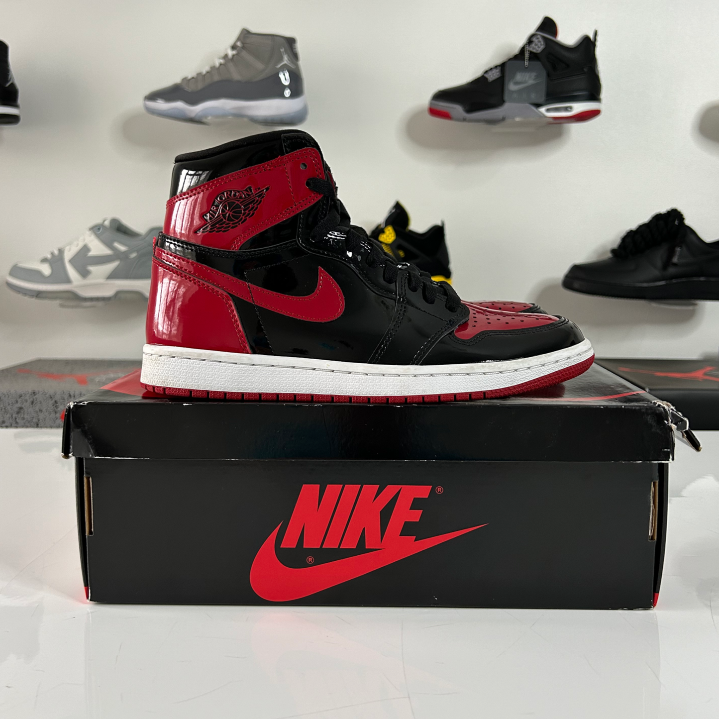 Air Jordan 1 Retro High OG 'Patent Bred' UK 6.5