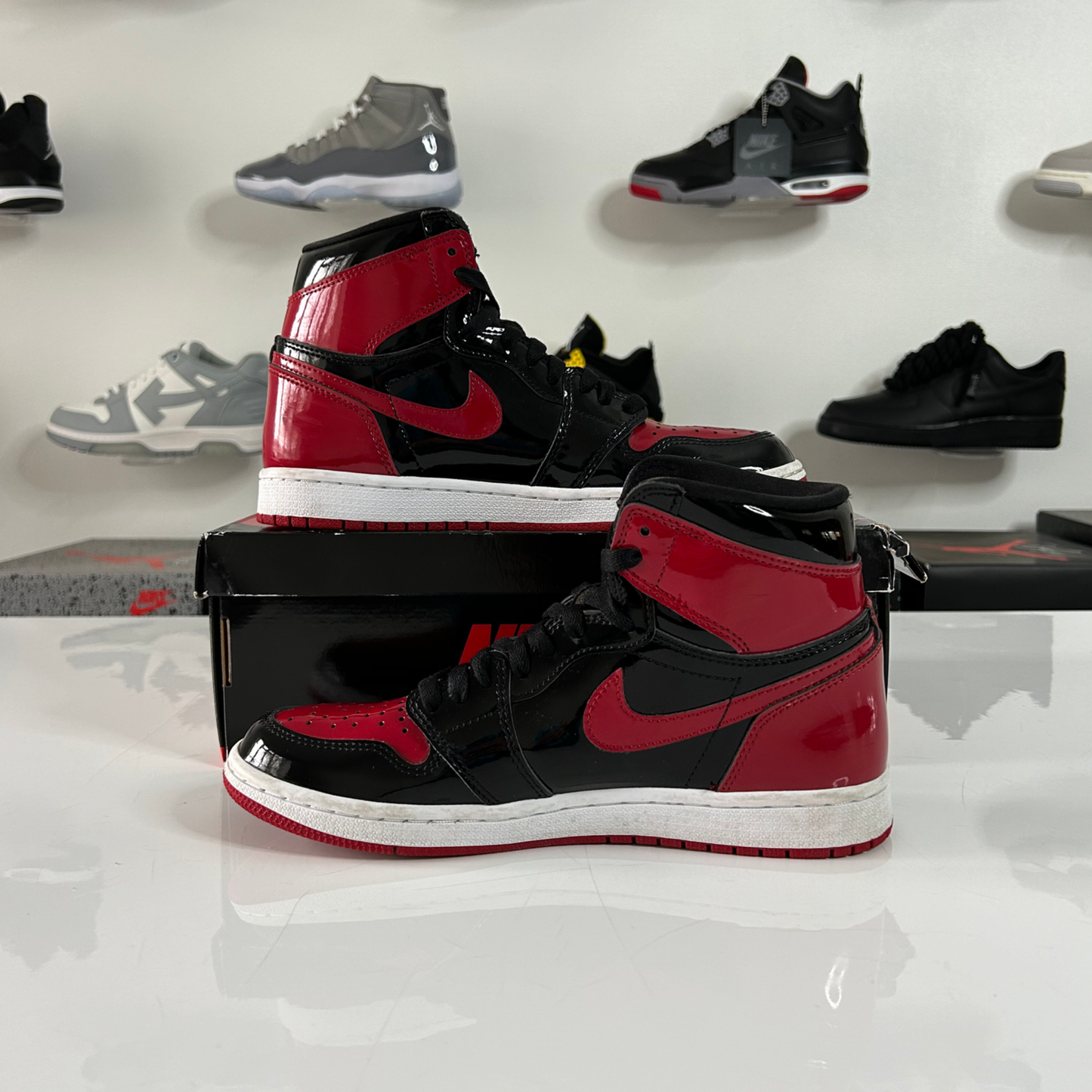 Air Jordan 1 Retro High OG 'Patent Bred' UK 6.5
