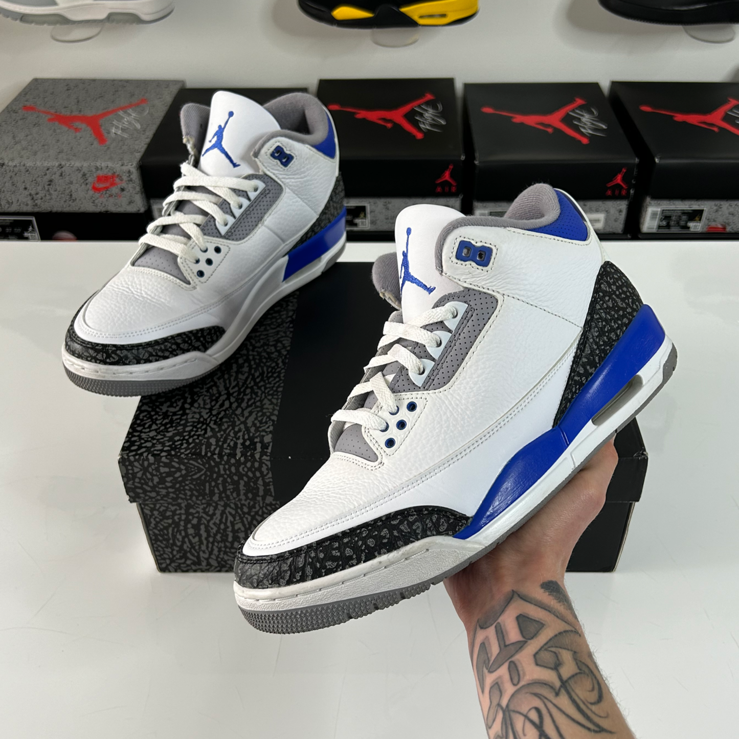 Air Jordan 3 Retro 'Racer Blue' UK 10