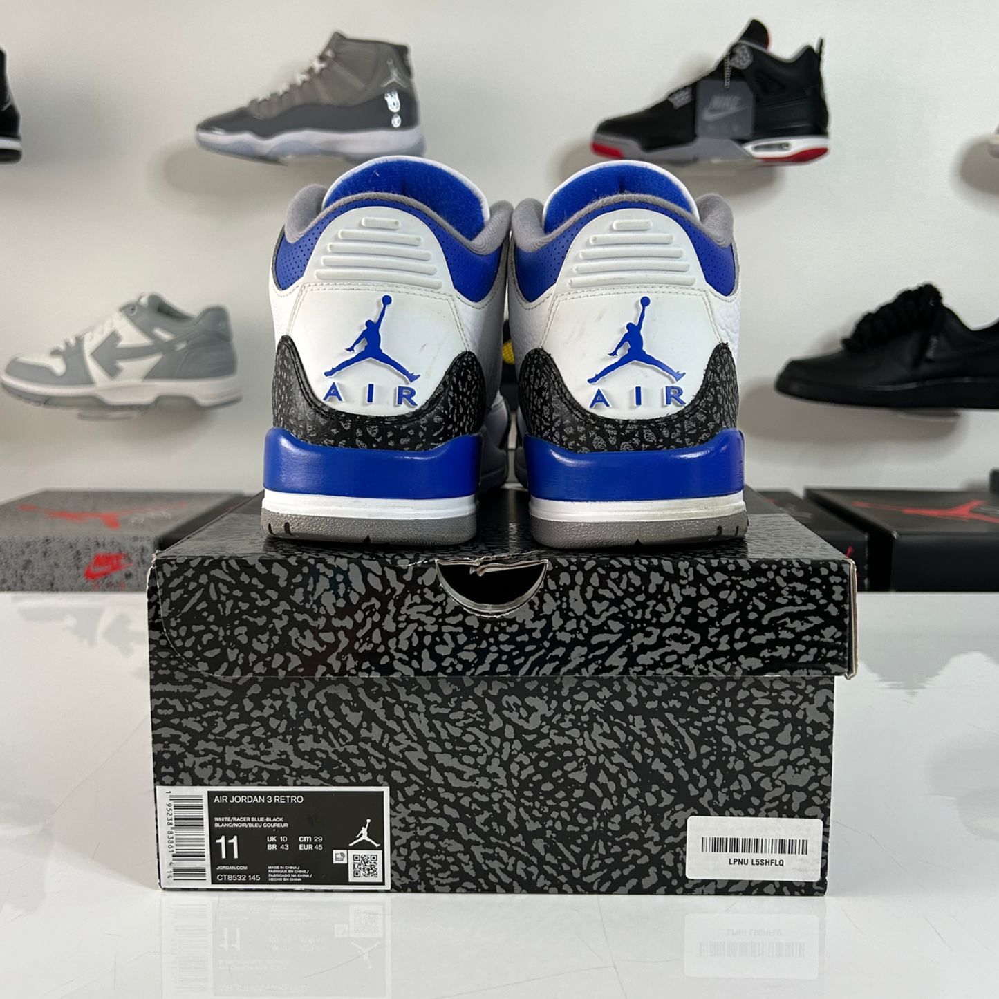 Air Jordan 3 Retro 'Racer Blue' UK 10