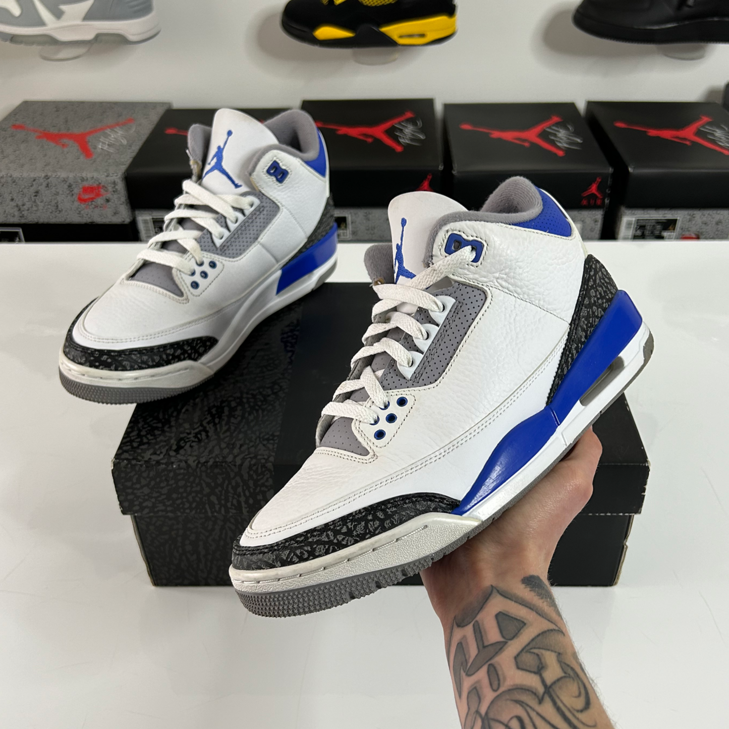 Air Jordan 3 Retro 'Racer Blue' UK 7.5