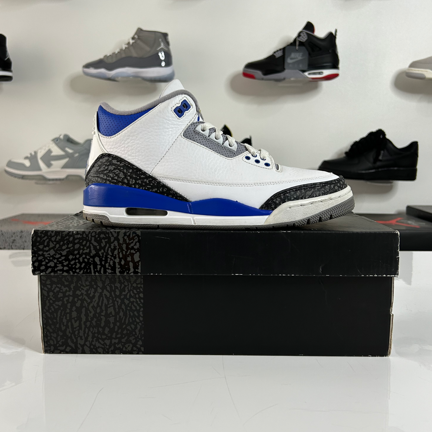 Air Jordan 3 Retro 'Racer Blue' UK 7.5