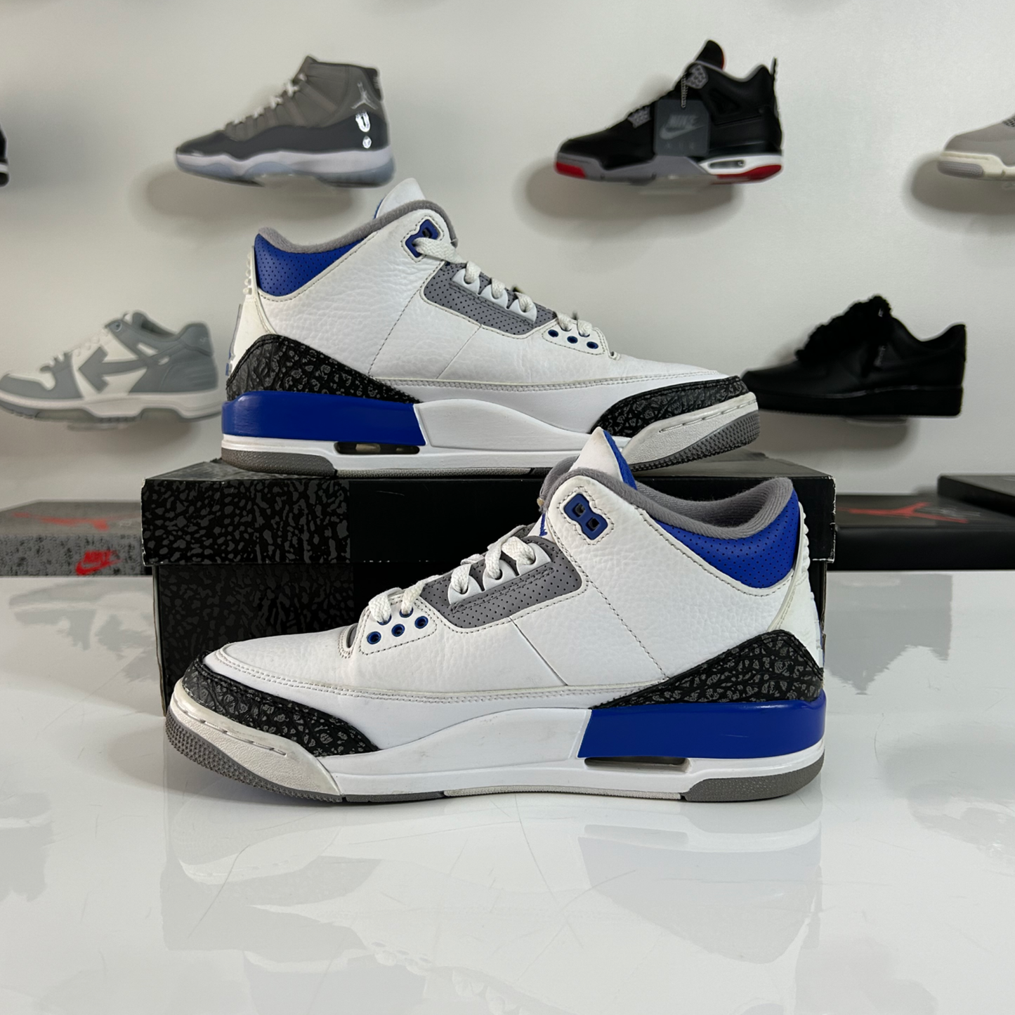 Air Jordan 3 Retro 'Racer Blue' UK 7.5