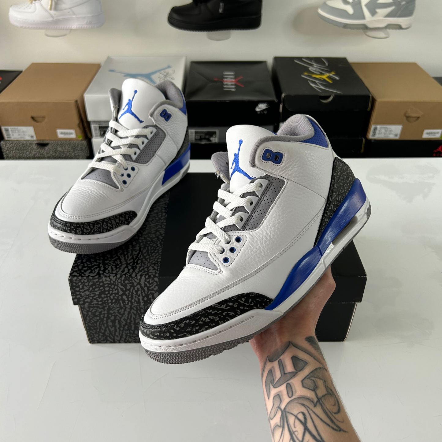 Air Jordan 3 Retro 'Racer Blue' UK 8