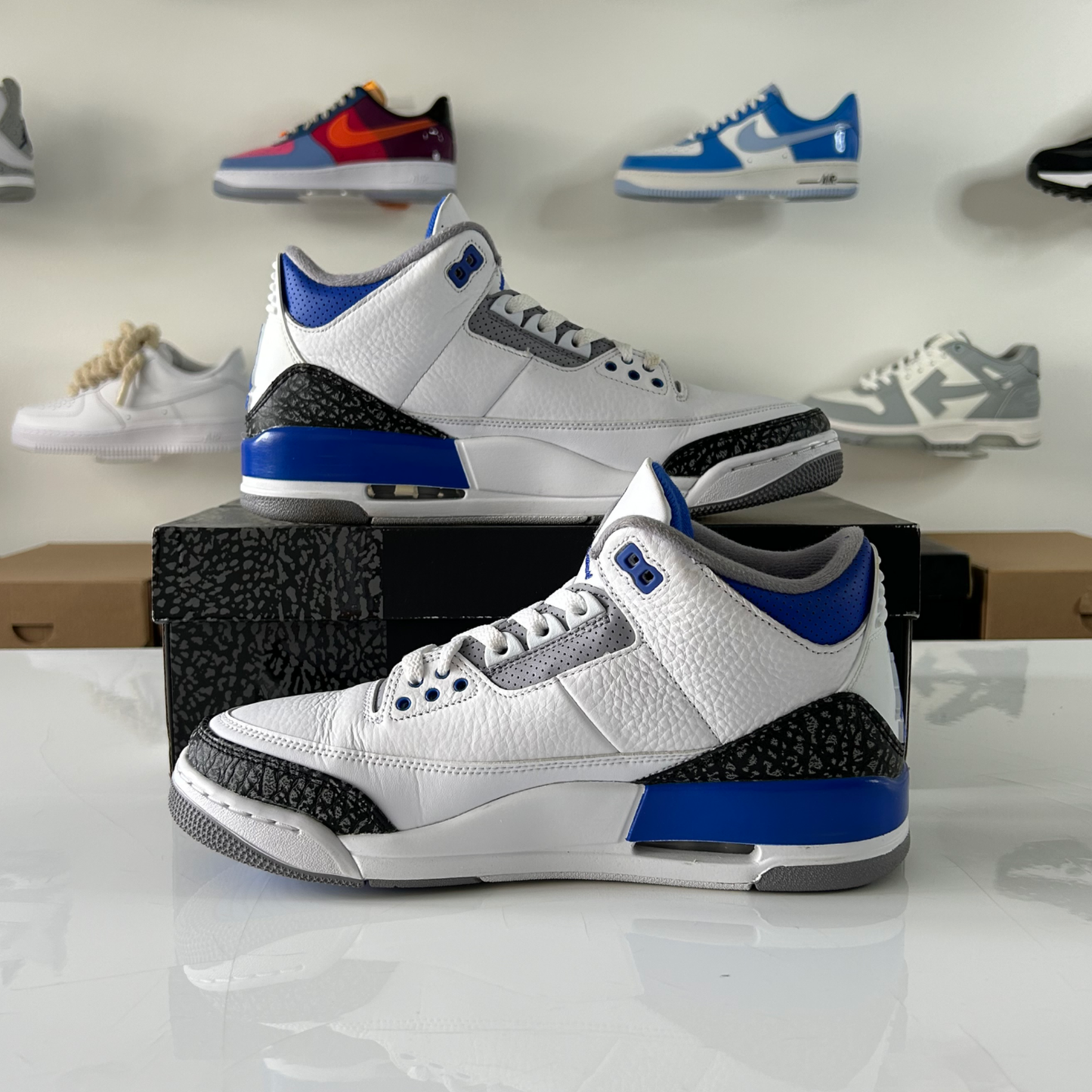 Air Jordan 3 Retro 'Racer Blue' UK 8
