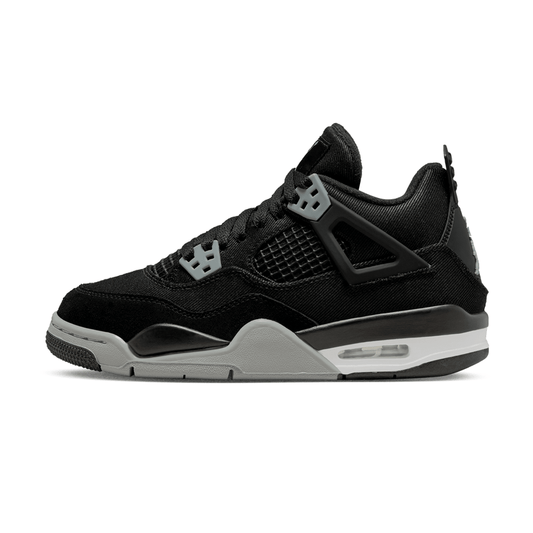 Air Jordan 4 Retro 'Black Canvas' (GS)