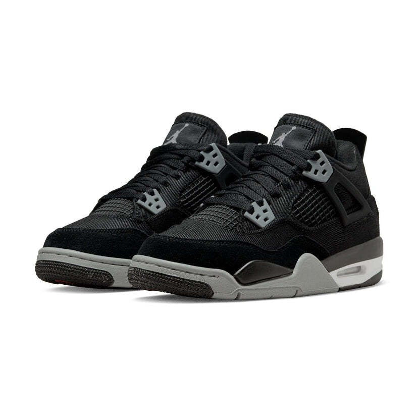 Air Jordan 4 Retro 'Black Canvas' (GS)