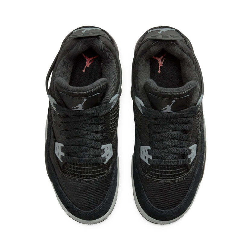 Air Jordan 4 Retro 'Black Canvas' (GS)