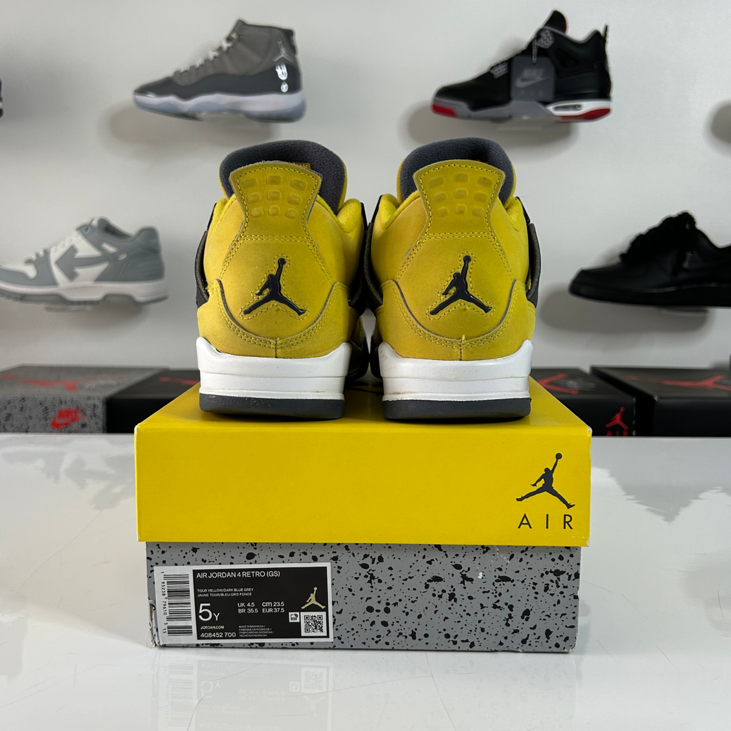 Air Jordan 4 Retro 'Lightning' (GS) UK 4.5