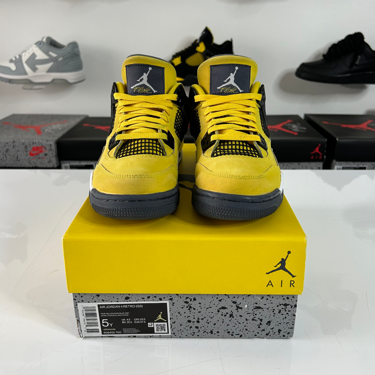 Air Jordan 4 Retro 'Lightning' (GS) UK 4.5