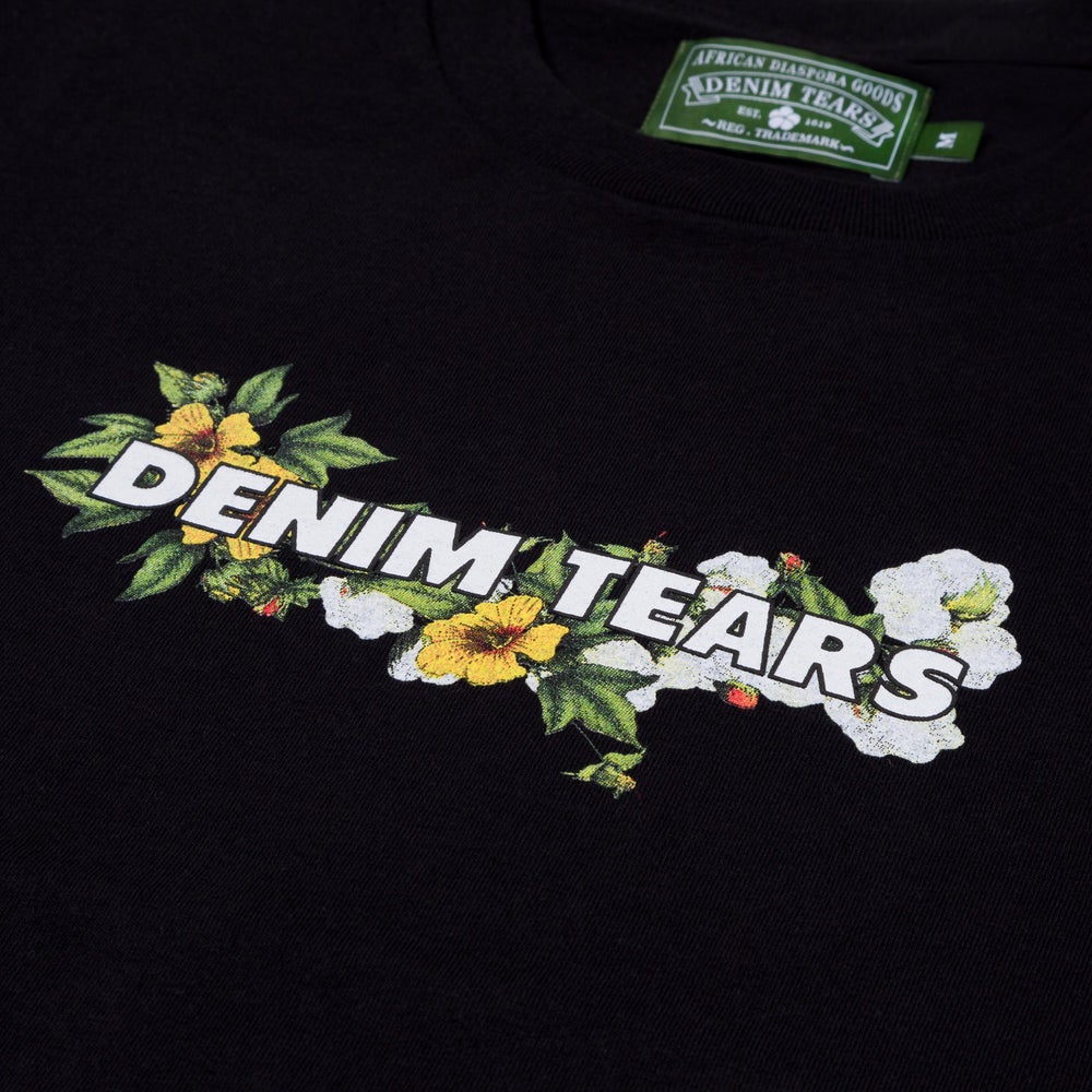 Denim Tears Logo T-shirt Black