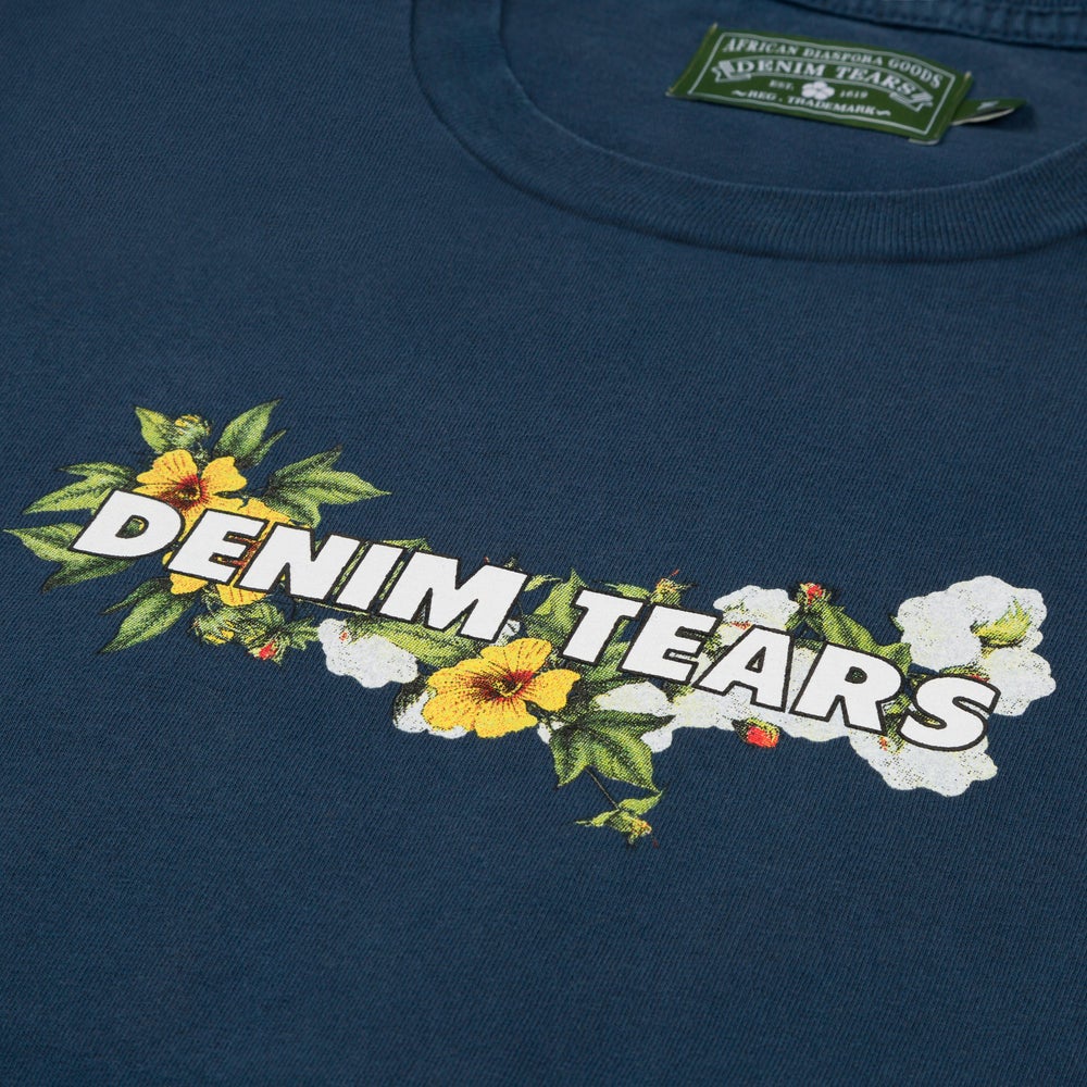 Denim Tears Logo T-shirt 'Navy'