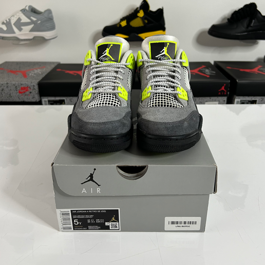 Air Jordan 4 Retro 'SE 95 Neon' (GS) UK 4.5