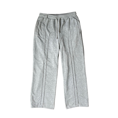 Grey Straight Leg Joggers Size M