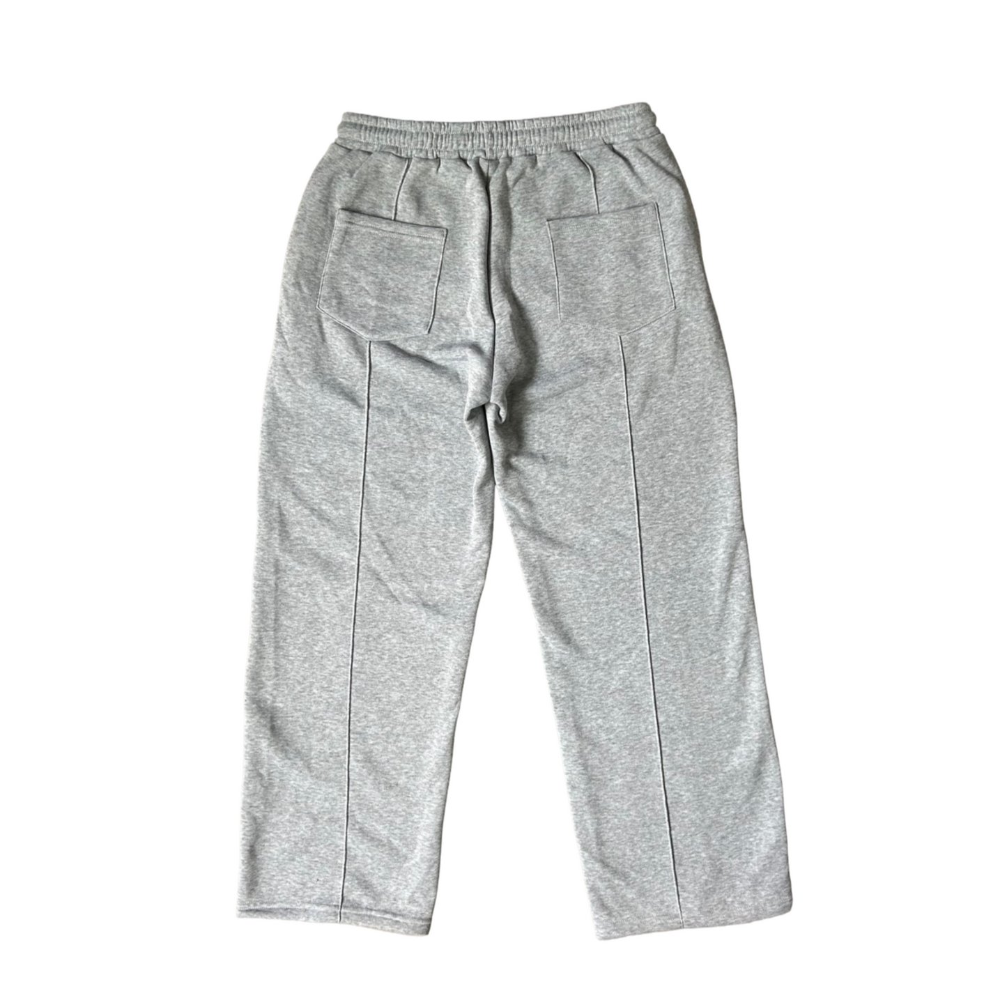 Grey Straight Leg Joggers Size M