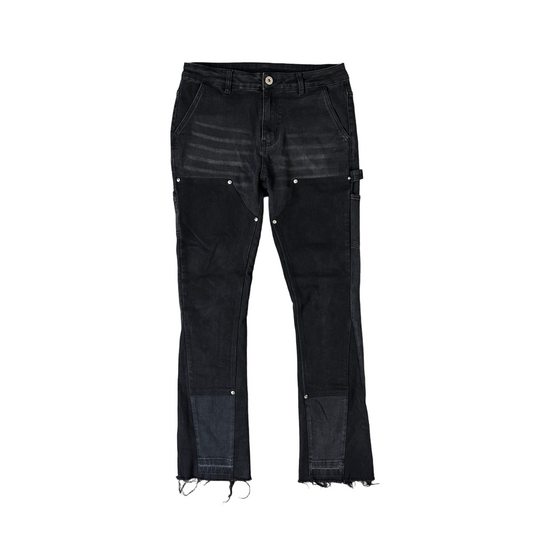 Black Flared Carpenter Jeans Size 30