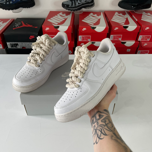 Nike Air Force 1 Low Rope 'White' UK 9.5