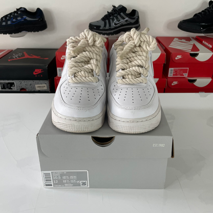 Nike Air Force 1 Low Rope 'White' UK 9.5