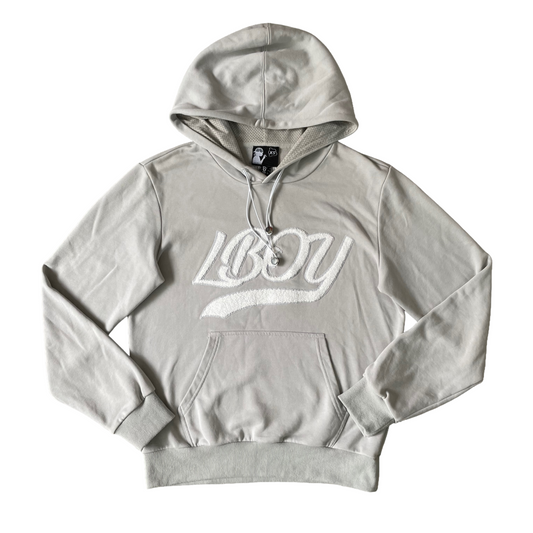Lost Boys 'LB' Pullover Hoodie Grey Size XS