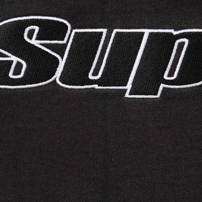 Supreme 'Overlock' Hooded Sweatshirt Black