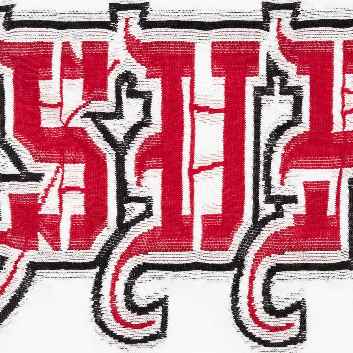 Supreme 'Intarsia' Long Sleeve Top White