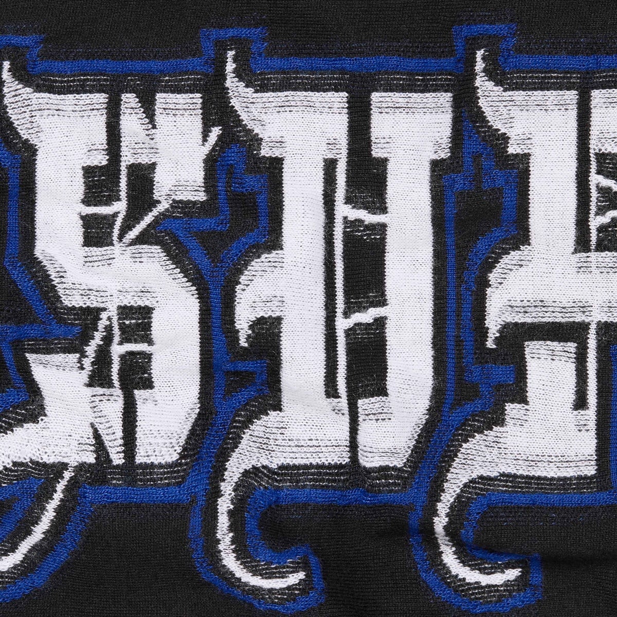 Supreme 'Intarsia' Long Sleeve Top Black