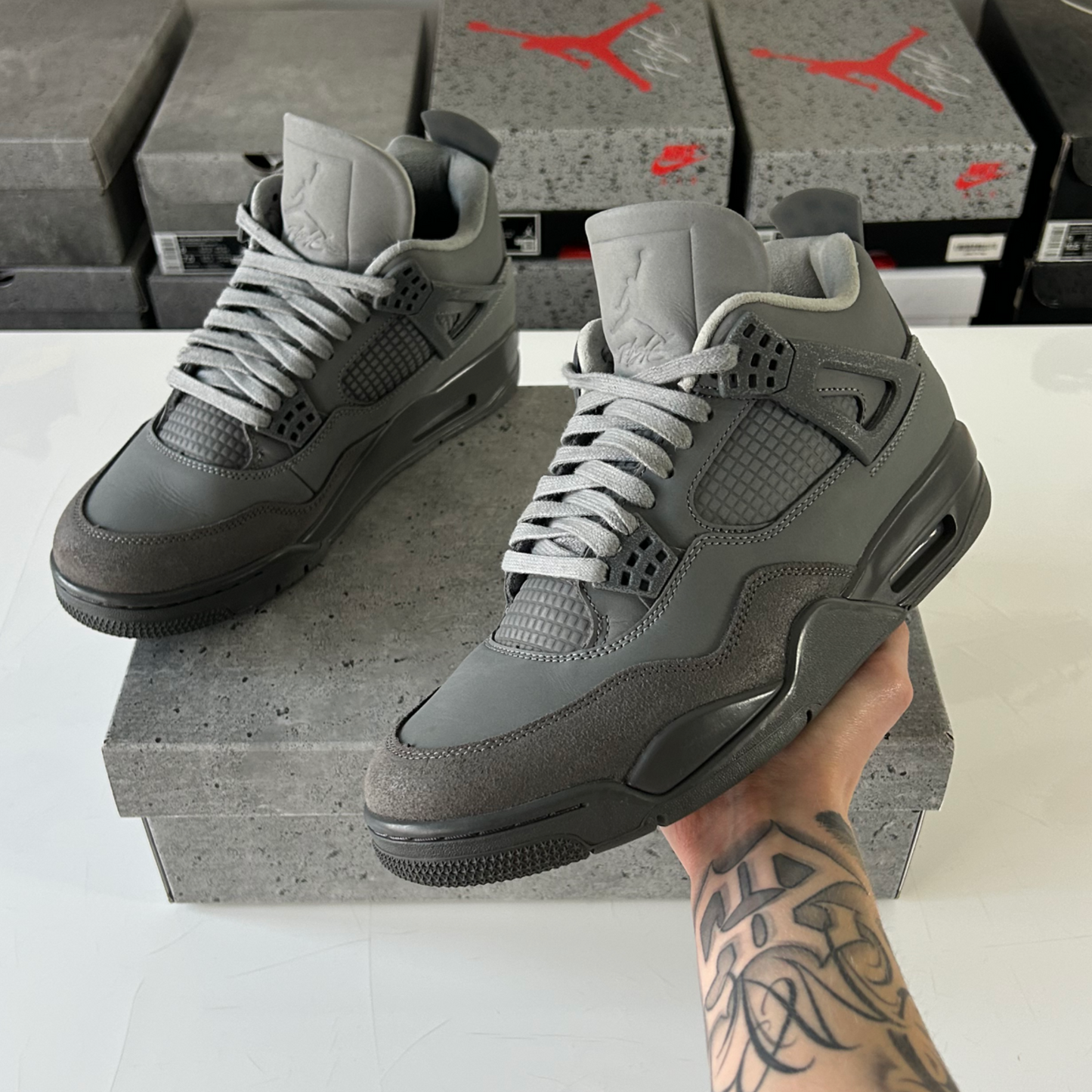 Air Jordan 4 Retro SE 'Paris Olympics Wet Cement' UK 8.5