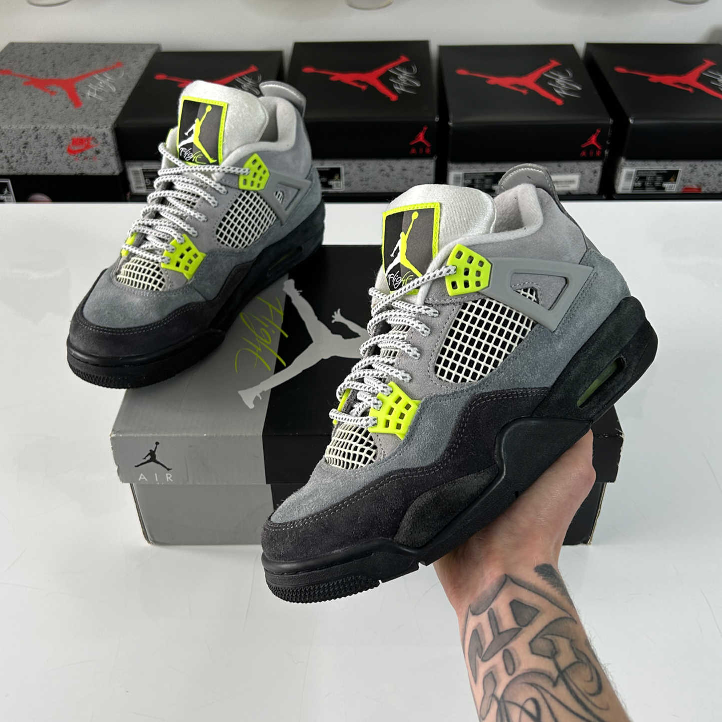 Air Jordan 4 Retro 'SE 95 Neon' UK 6