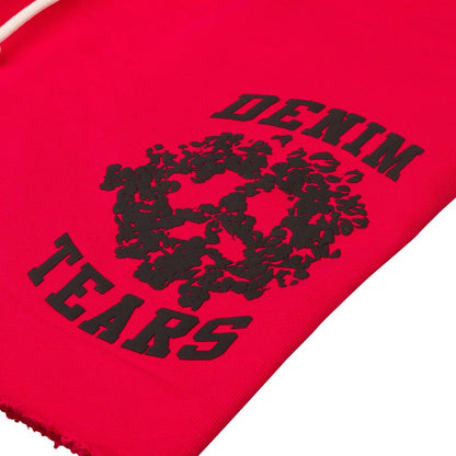 Denim Tears University Sweat Shorts Red