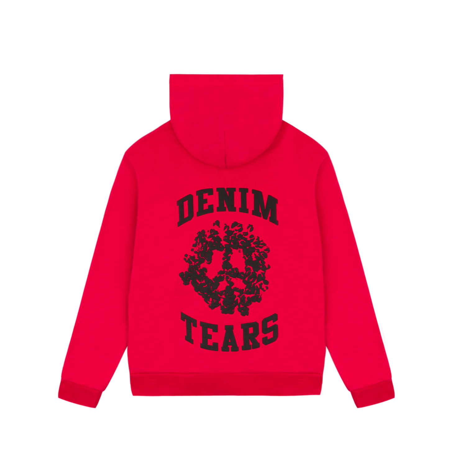 Denim Tears University Zip Hoodie Red